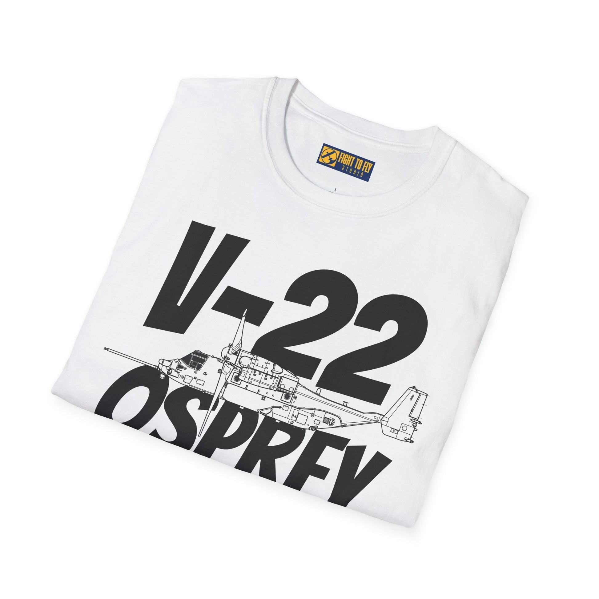 V-22 Osprey In-Flight Mode T-Shirt – Tiltrotor Military Aircraft Tee - Gifts for pilots - Aviation apparel
