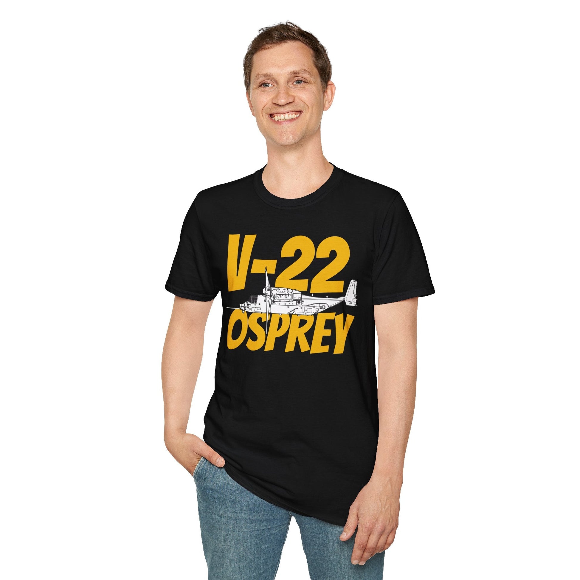 V-22 Osprey In-Flight Mode T-Shirt – Tiltrotor Military Aircraft Tee - Gifts for pilots - Aviation apparel