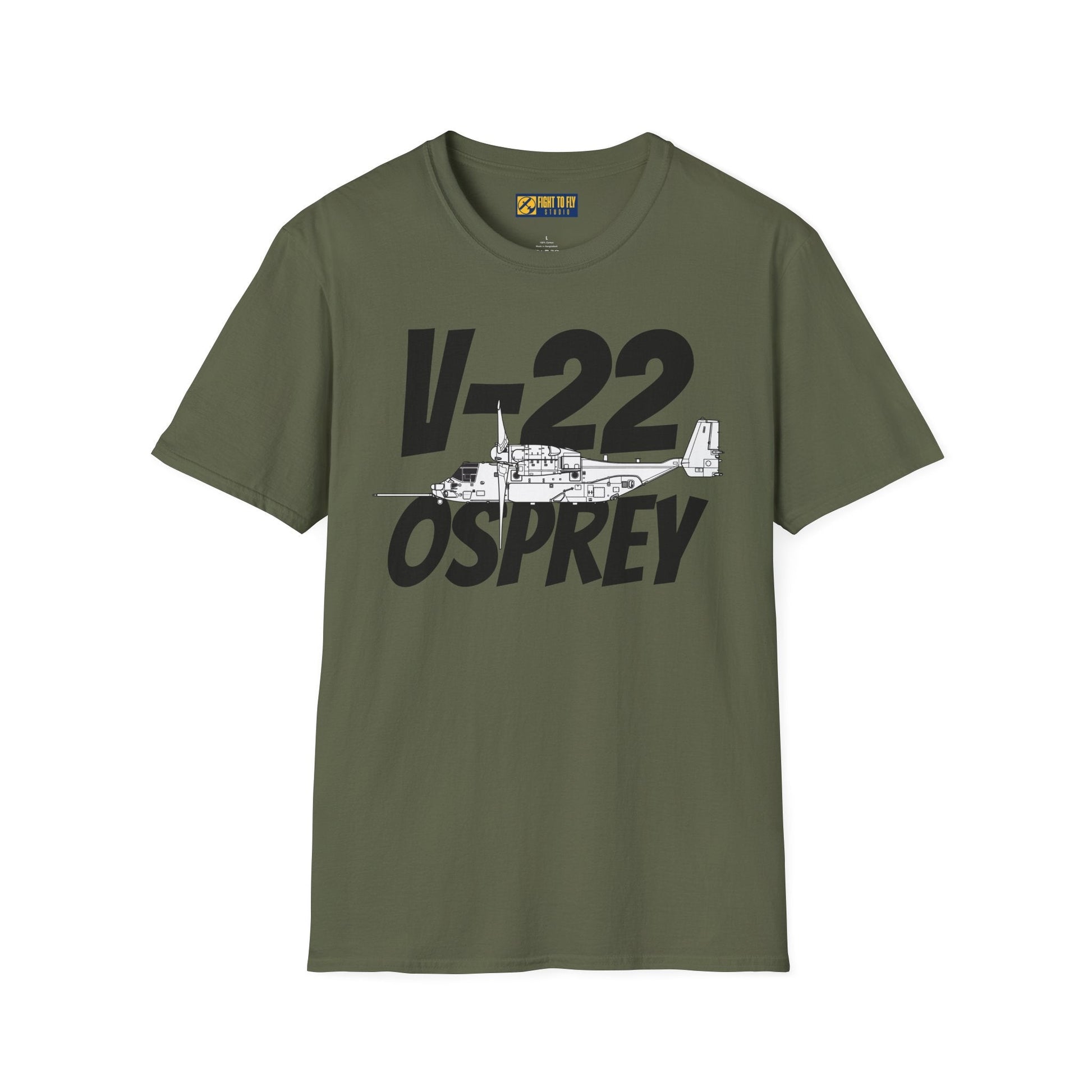 V-22 Osprey In-Flight Mode T-Shirt – Tiltrotor Military Aircraft Tee - Gifts for pilots - Aviation apparel