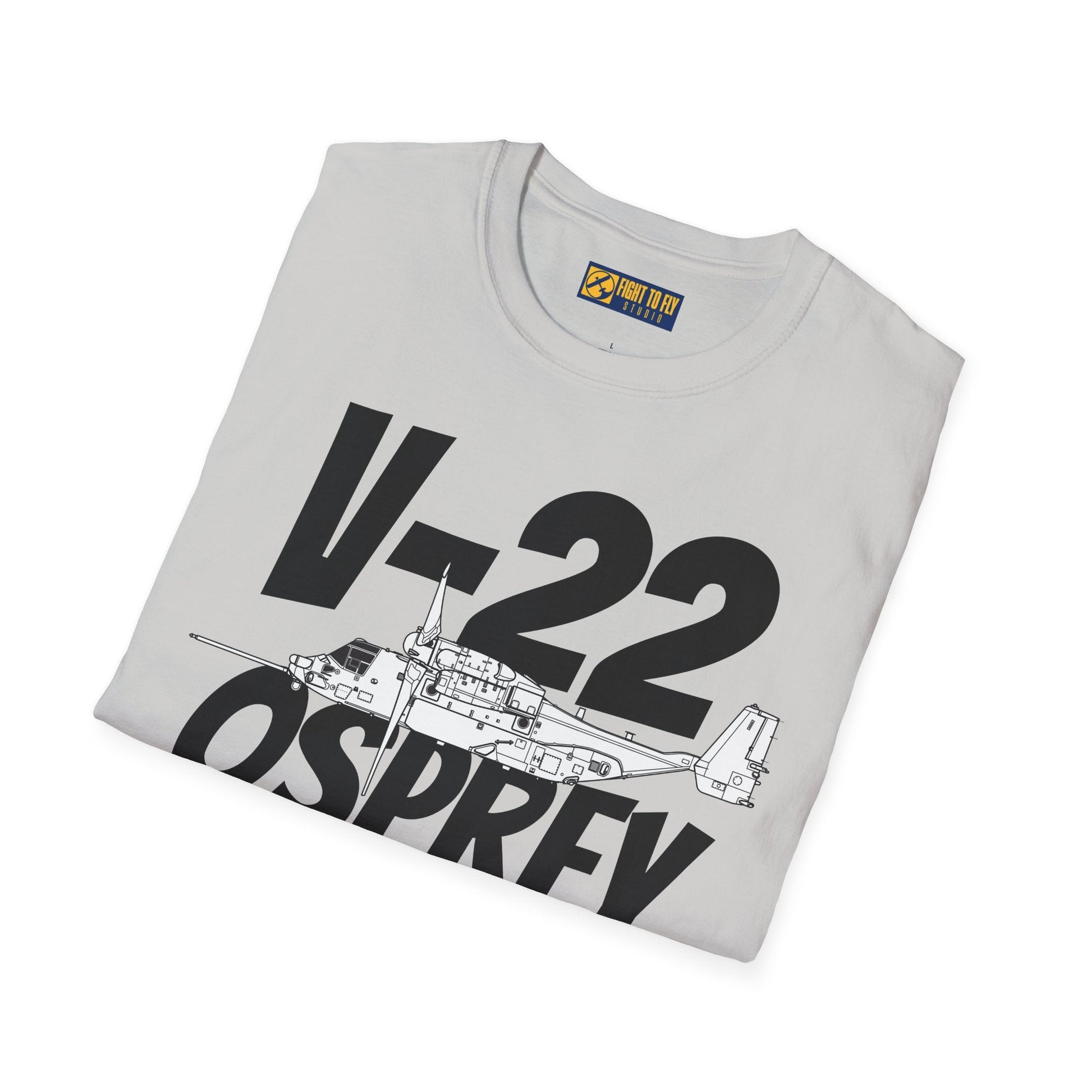 V-22 Osprey In-Flight Mode T-Shirt – Tiltrotor Military Aircraft Tee - Gifts for pilots - Aviation apparel