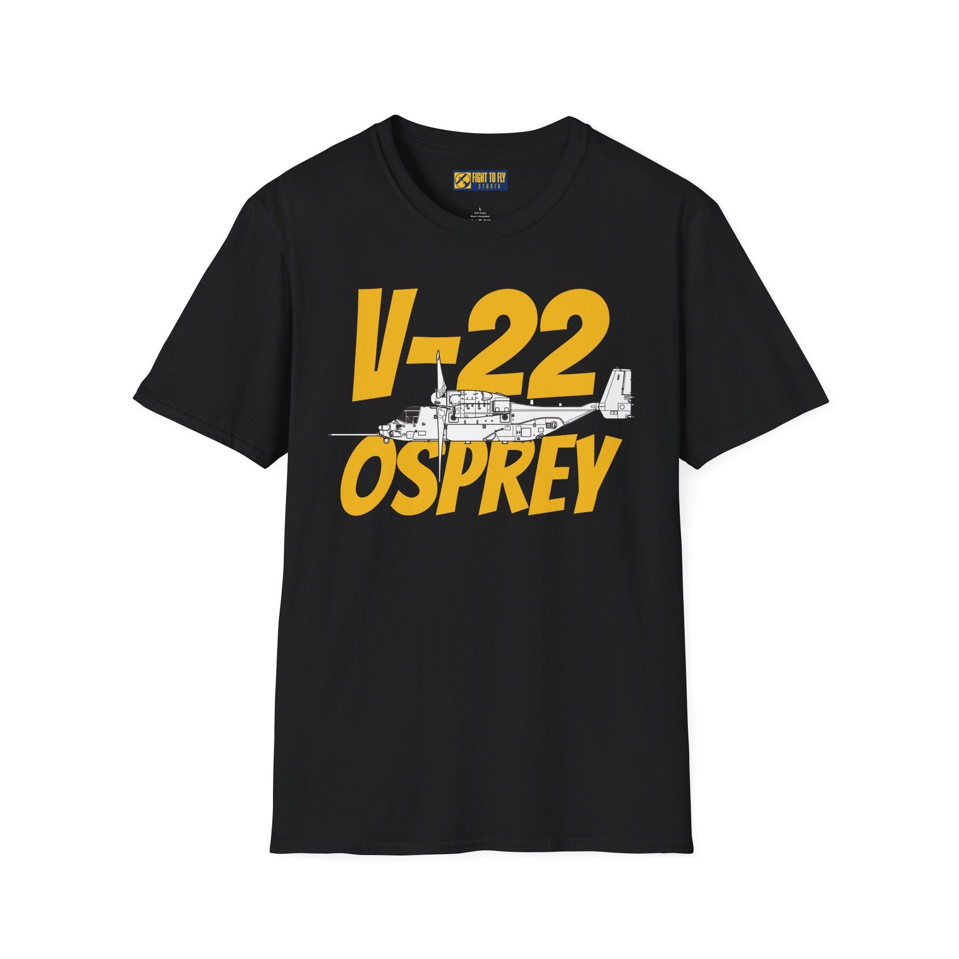 V-22 Osprey In-Flight Mode T-Shirt – Tiltrotor Military Aircraft Tee - Gifts for pilots - Aviation apparel