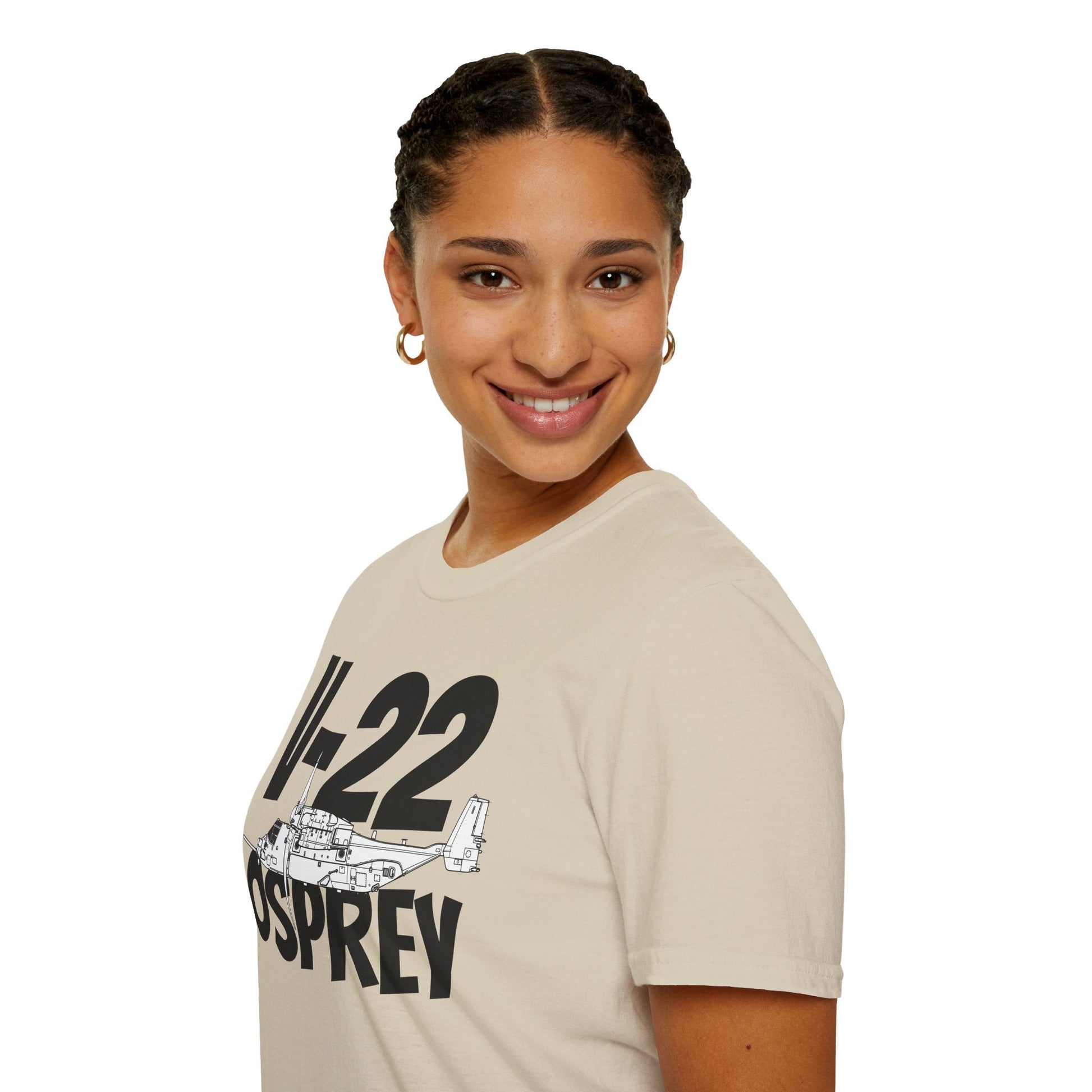 V-22 Osprey In-Flight Mode T-Shirt – Tiltrotor Military Aircraft Tee - Gifts for pilots - Aviation apparel