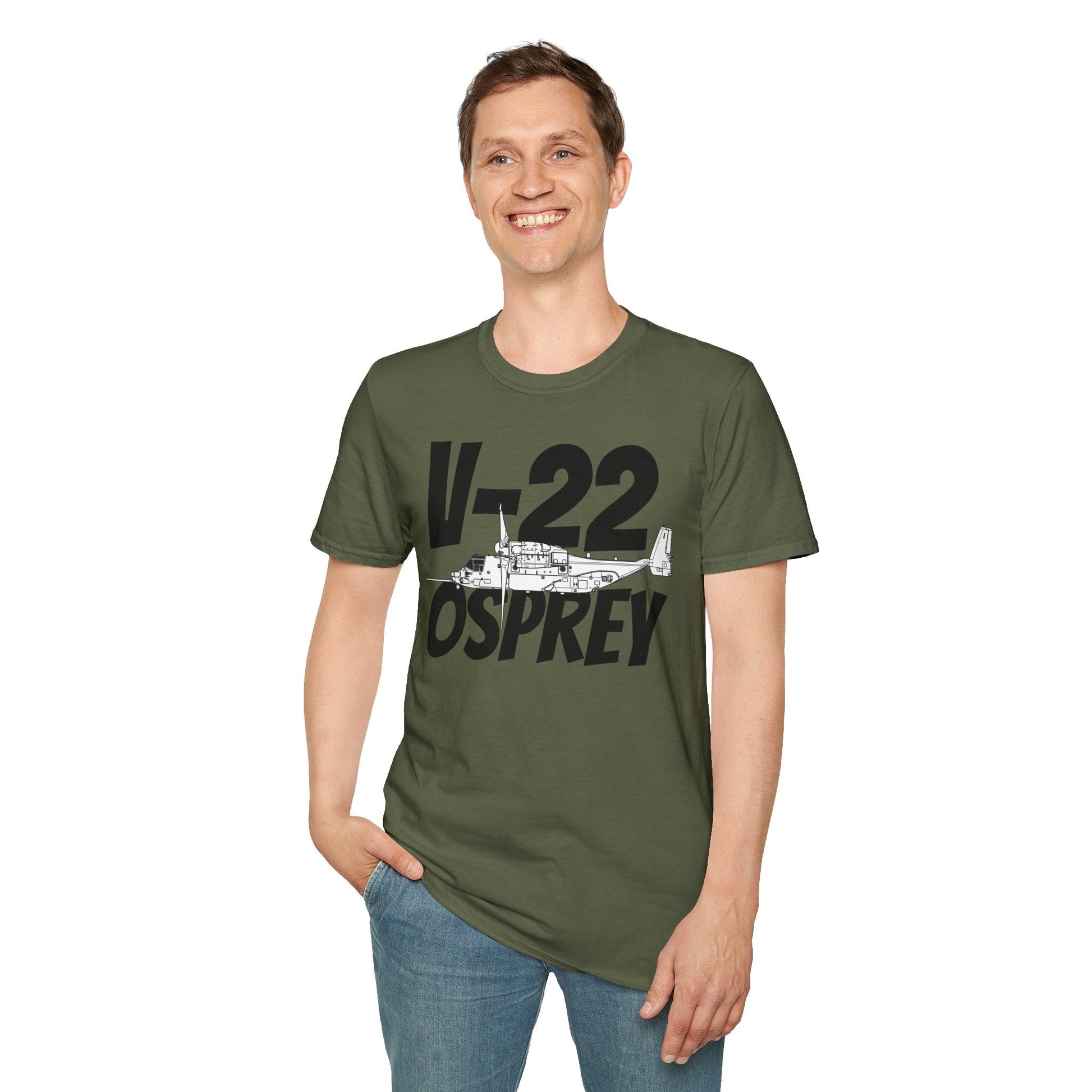 V-22 Osprey In-Flight Mode T-Shirt – Tiltrotor Military Aircraft Tee - Gifts for pilots - Aviation apparel