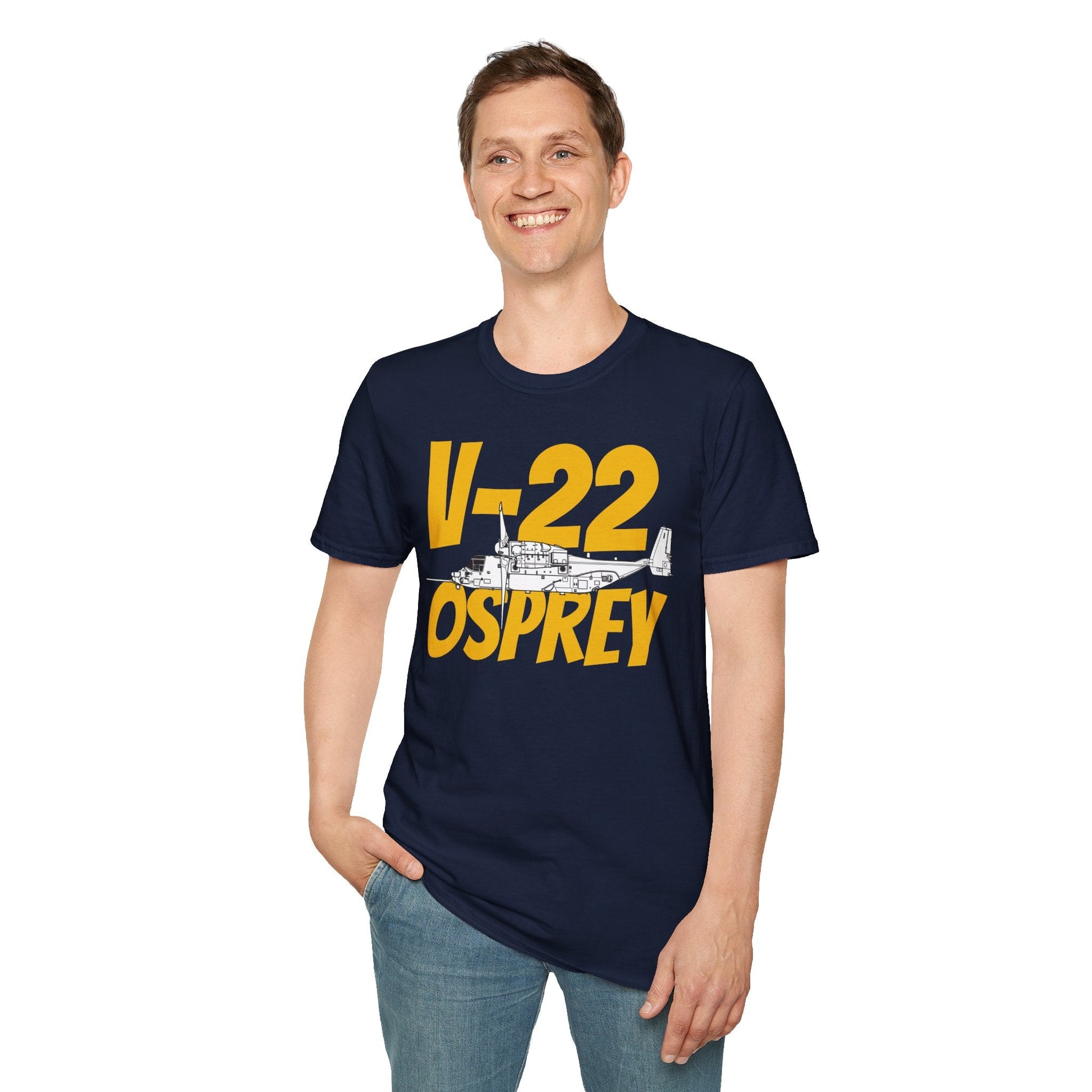 V-22 Osprey In-Flight Mode T-Shirt – Tiltrotor Military Aircraft Tee - Gifts for pilots - Aviation apparel
