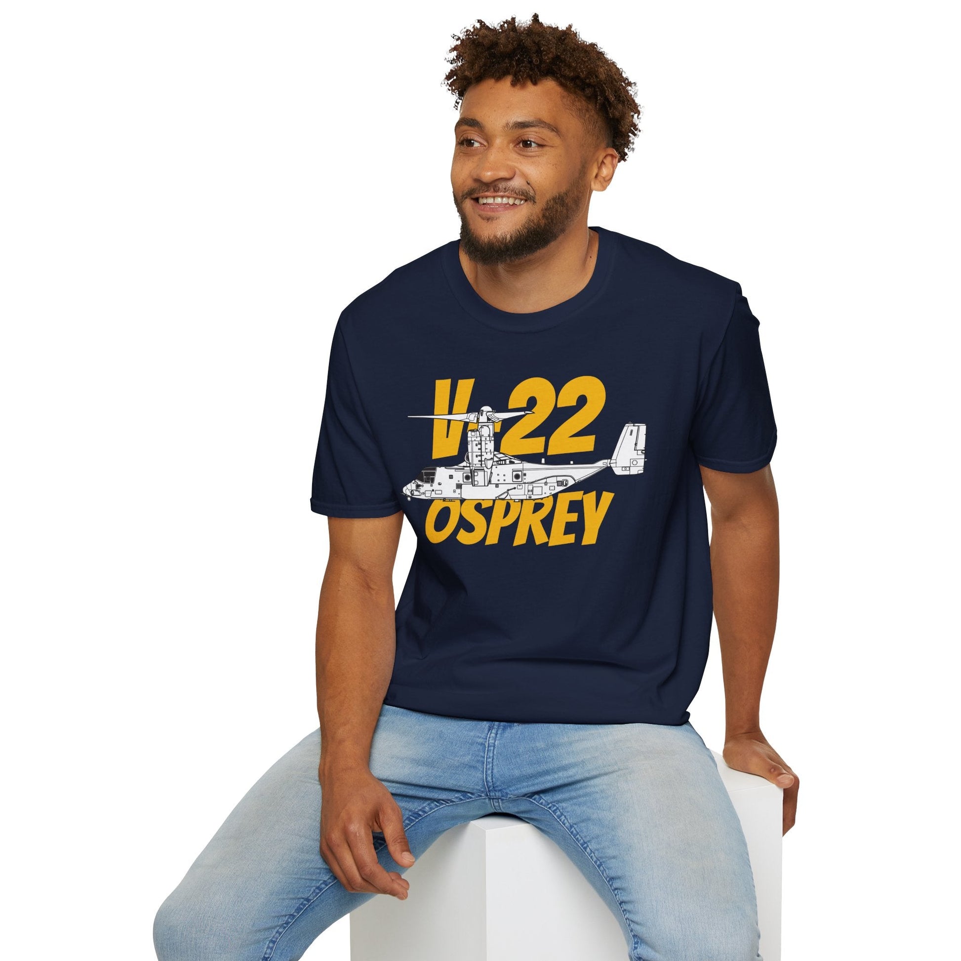 V-22 Osprey In Hover Mode T-Shirt – Tiltrotor Aircraft Vertical Flight Tee - Gifts for pilots - Aviation apparel
