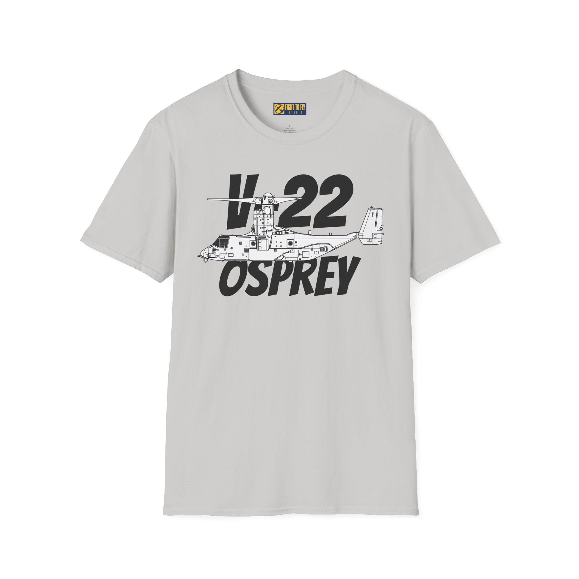 V-22 Osprey In Hover Mode T-Shirt – Tiltrotor Aircraft Vertical Flight Tee - Gifts for pilots - Aviation apparel