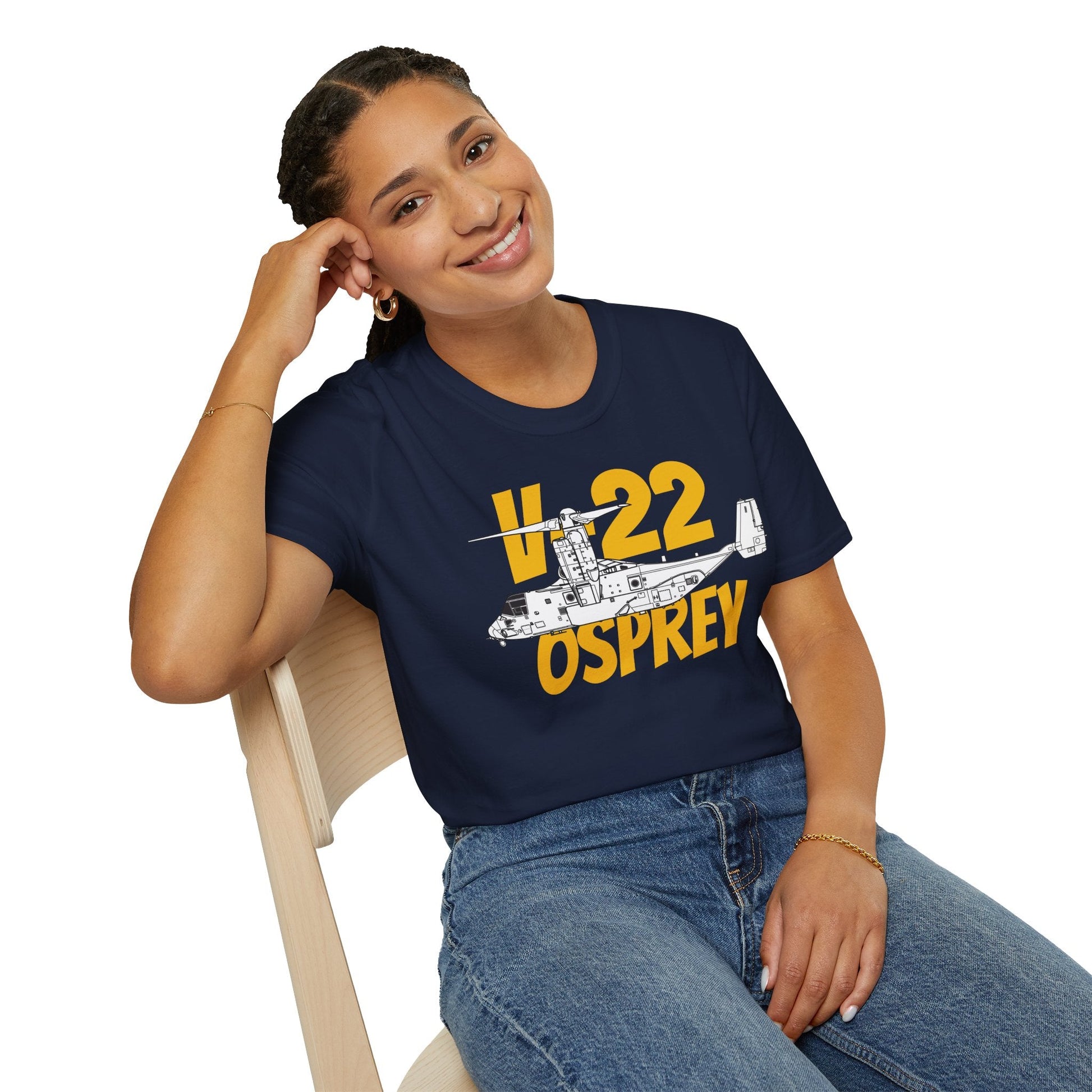 V-22 Osprey In Hover Mode T-Shirt – Tiltrotor Aircraft Vertical Flight Tee - Gifts for pilots - Aviation apparel