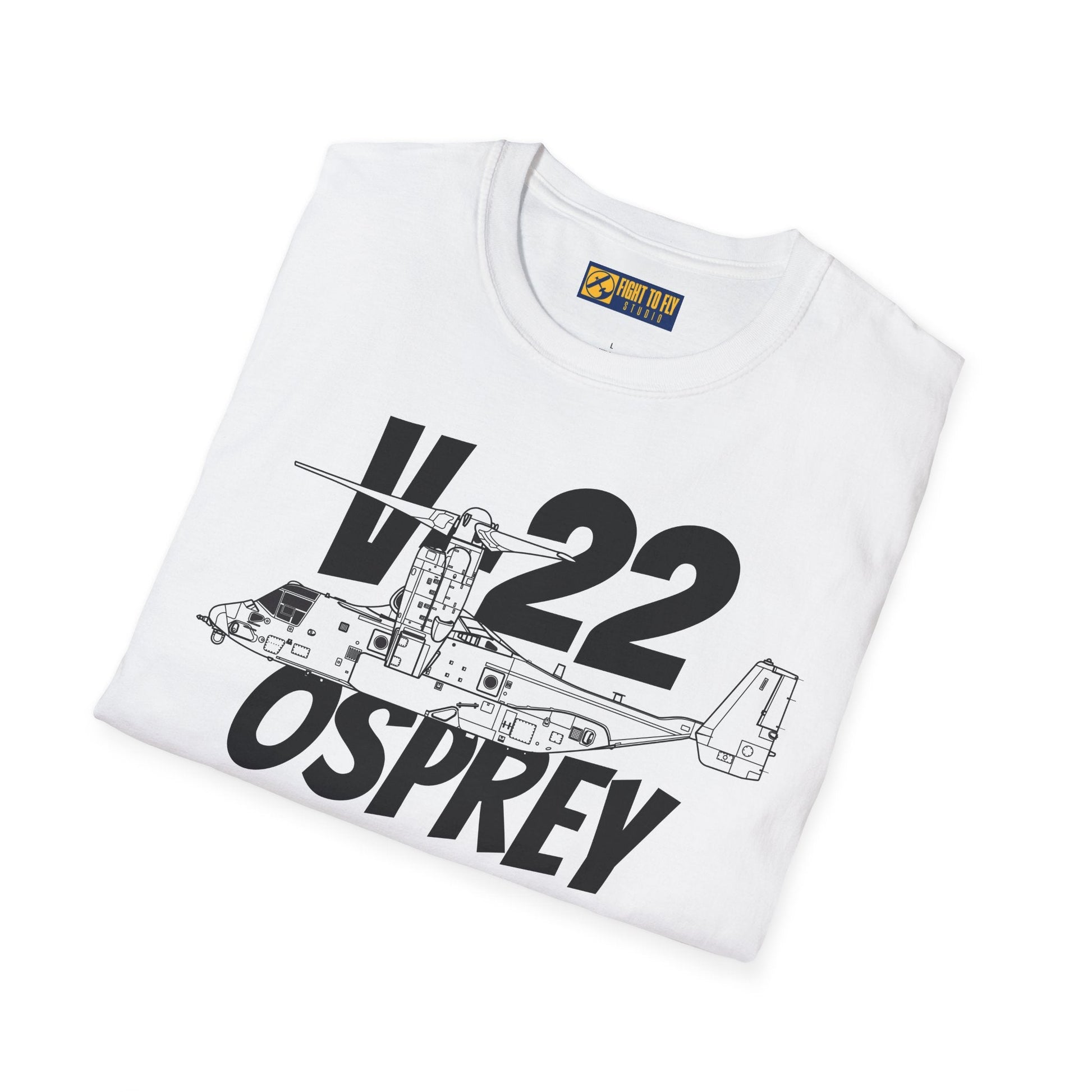 V-22 Osprey In Hover Mode T-Shirt – Tiltrotor Aircraft Vertical Flight Tee - Gifts for pilots - Aviation apparel