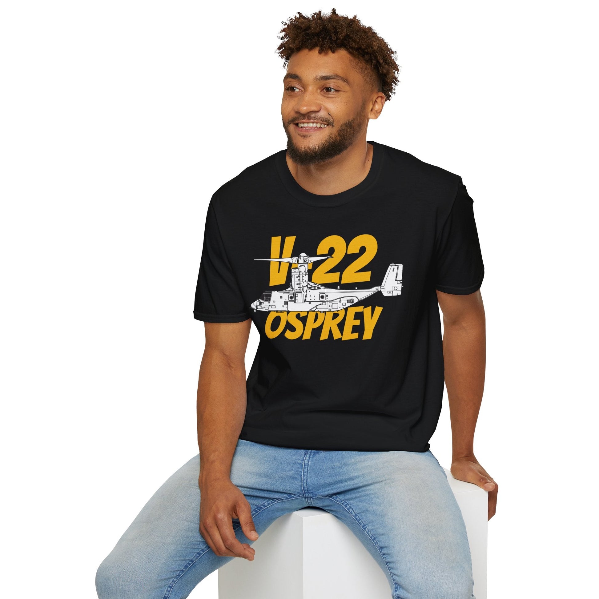 V-22 Osprey In Hover Mode T-Shirt – Tiltrotor Aircraft Vertical Flight Tee - Gifts for pilots - Aviation apparel