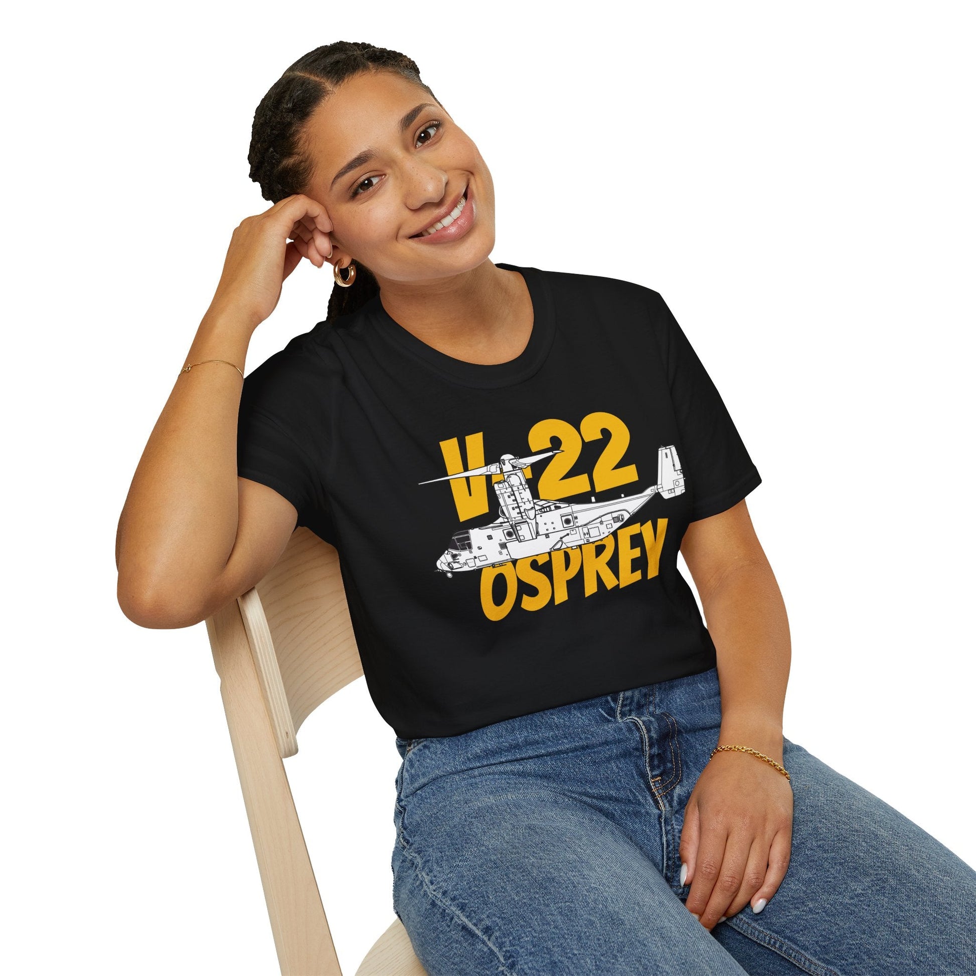 V-22 Osprey In Hover Mode T-Shirt – Tiltrotor Aircraft Vertical Flight Tee - Gifts for pilots - Aviation apparel
