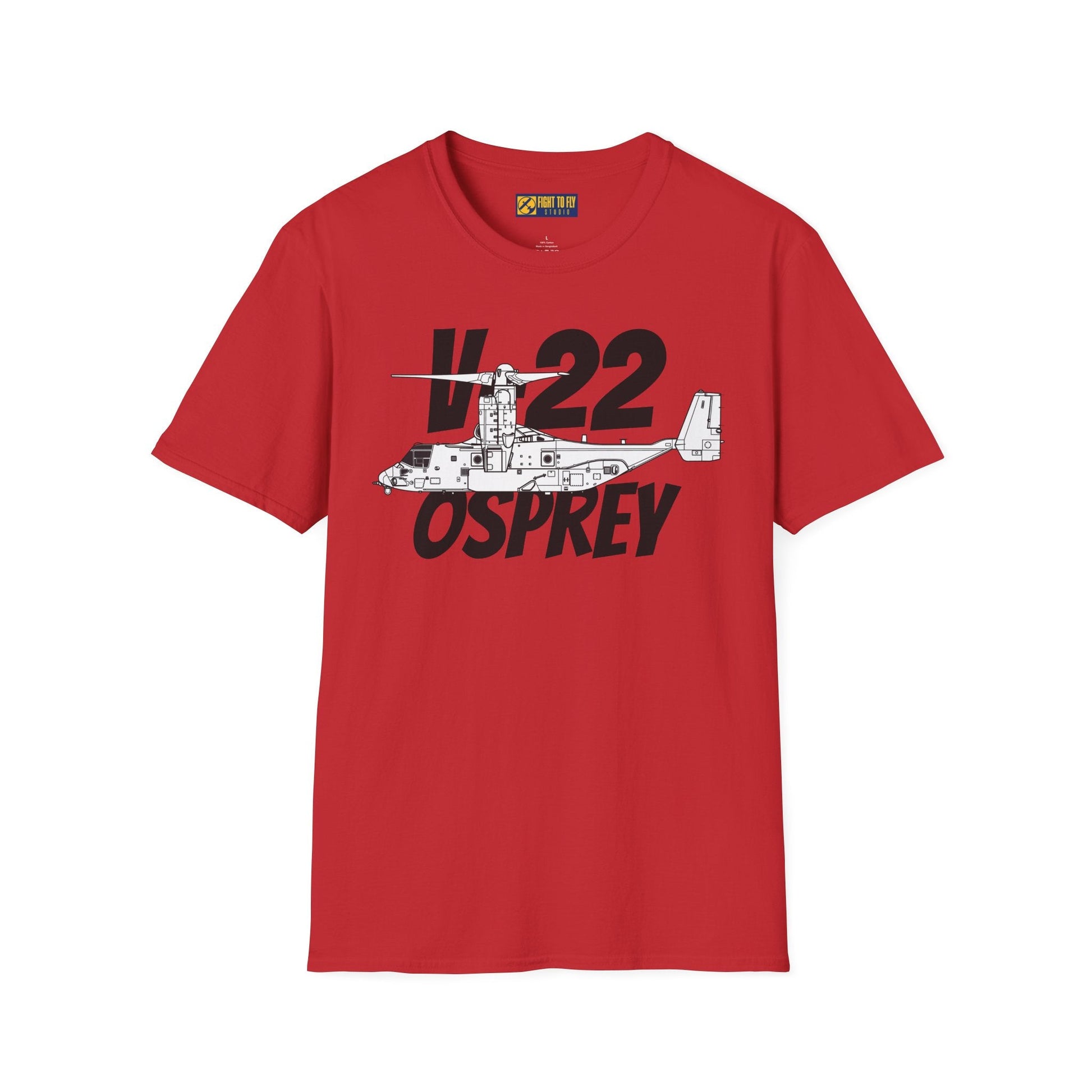 V-22 Osprey In Hover Mode T-Shirt – Tiltrotor Aircraft Vertical Flight Tee - Gifts for pilots - Aviation apparel