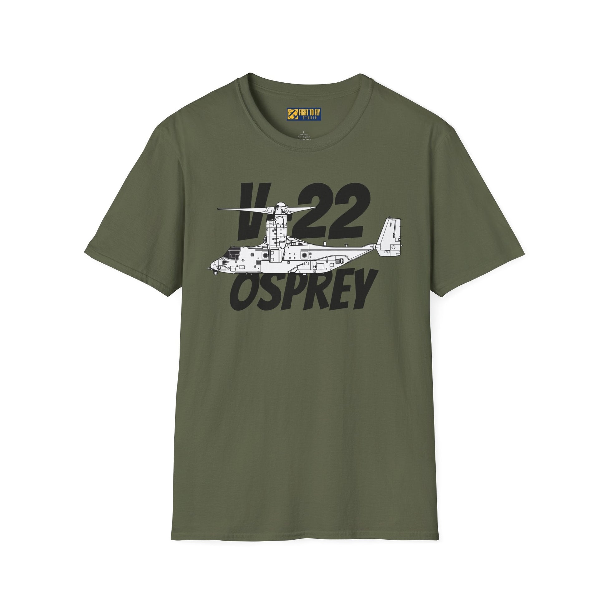 V-22 Osprey In Hover Mode T-Shirt – Tiltrotor Aircraft Vertical Flight Tee - Gifts for pilots - Aviation apparel