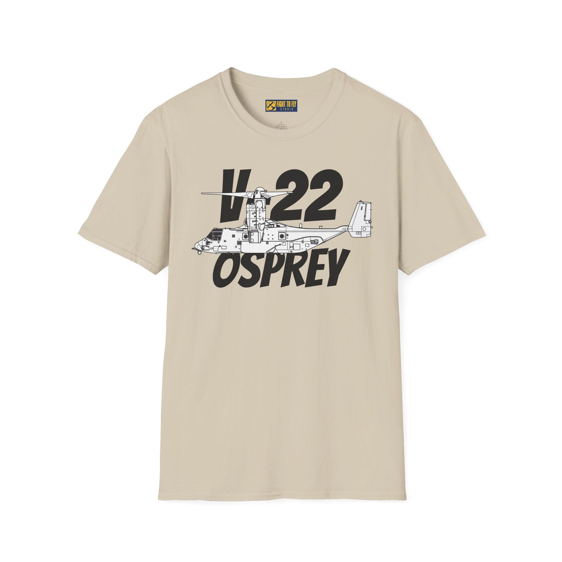 V-22 Osprey In Hover Mode T-Shirt – Tiltrotor Aircraft Vertical Flight Tee - Gifts for pilots - Aviation apparel