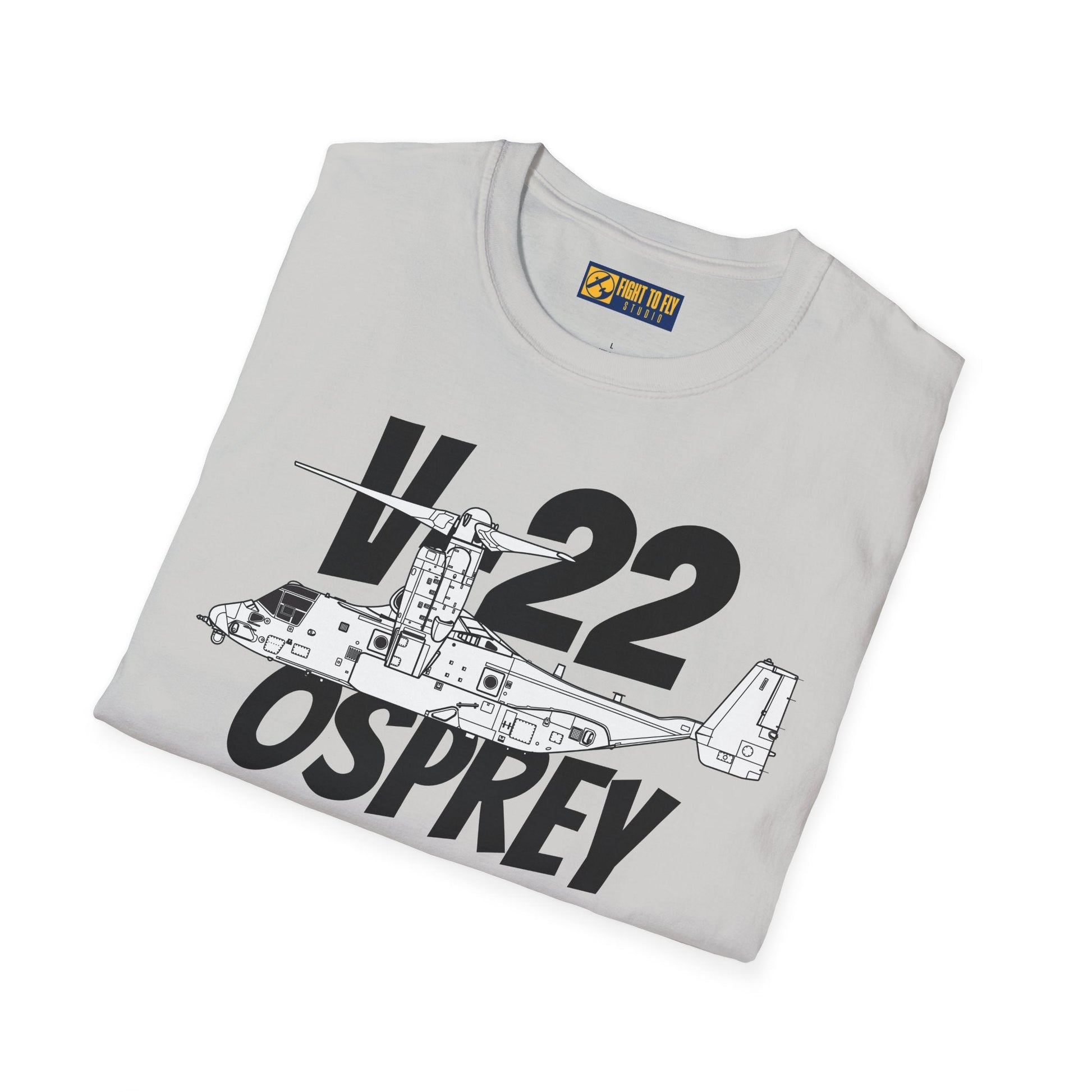 V-22 Osprey In Hover Mode T-Shirt – Tiltrotor Aircraft Vertical Flight Tee - Gifts for pilots - Aviation apparel