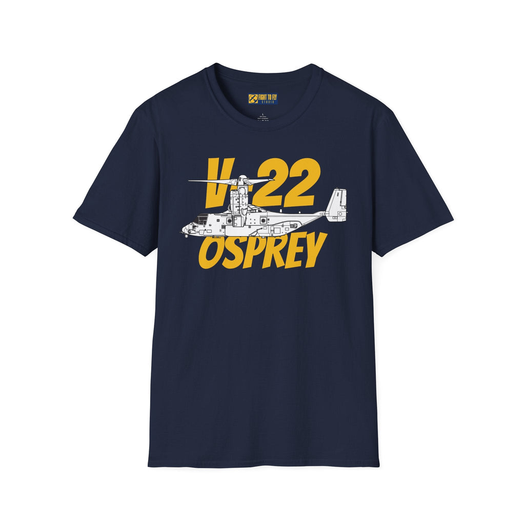 V-22 Osprey In Hover Mode T-Shirt – Tiltrotor Aircraft Vertical Flight Tee - Gifts for pilots - Aviation apparel