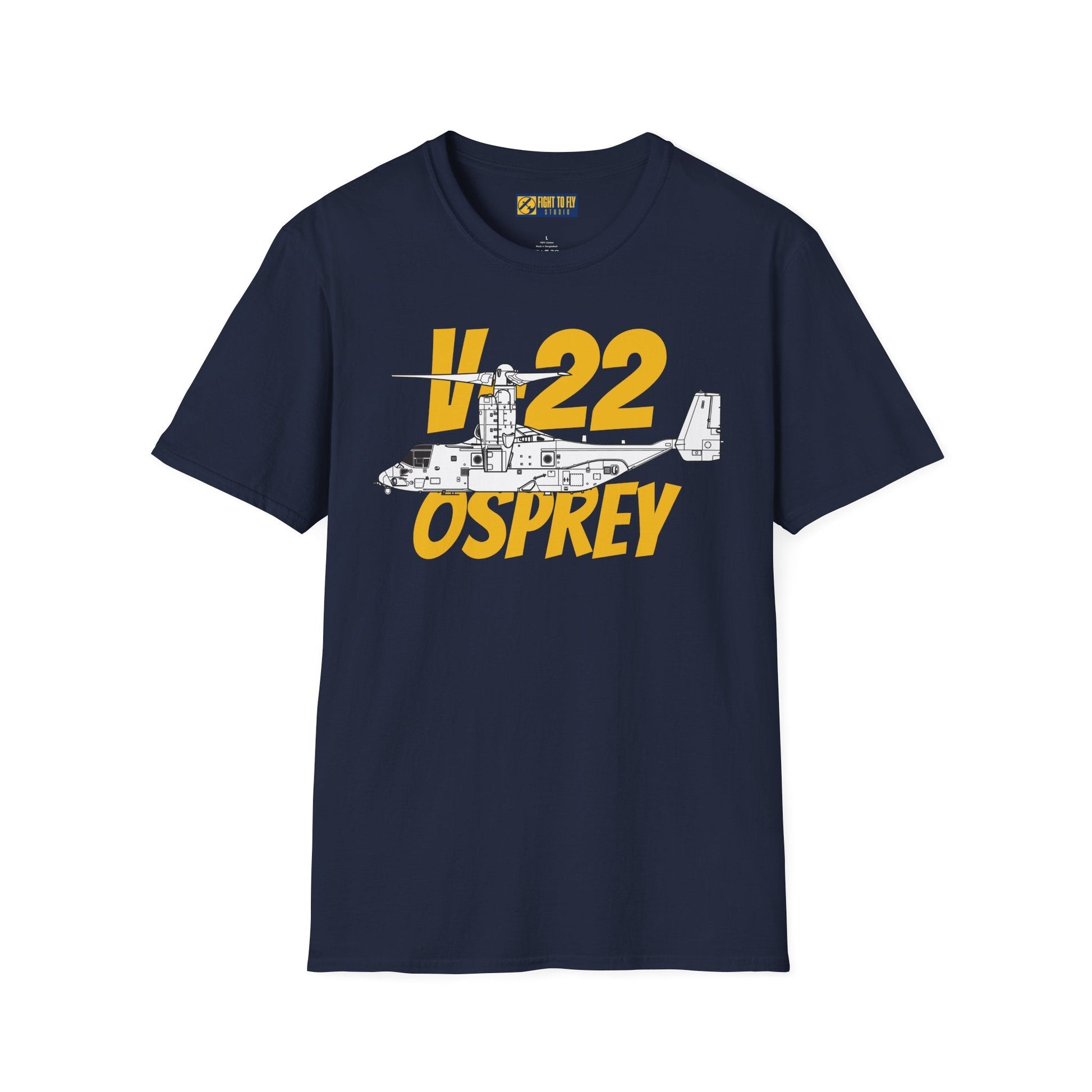 V-22 Osprey In Hover Mode T-Shirt – Tiltrotor Aircraft Vertical Flight Tee - Gifts for pilots - Aviation apparel