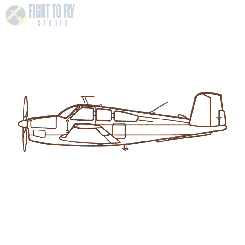 V35 Die Cut Metal Wall Art - Sign - Pilot gifts - WWII warbird t-shirt