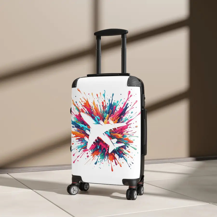 Vibrant Travel Suitcase with Airplane Design - Bags - Pilot gifts - WWII warbird t-shirt
