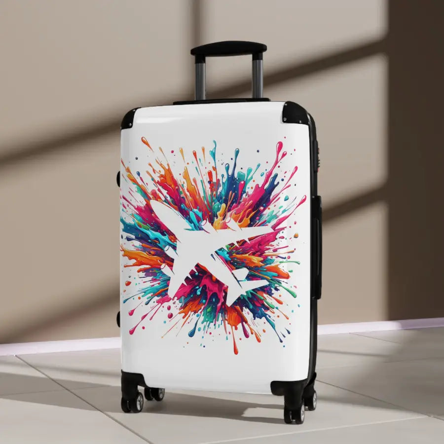 Vibrant Travel Suitcase with Airplane Design - Bags - Pilot gifts - WWII warbird t-shirt