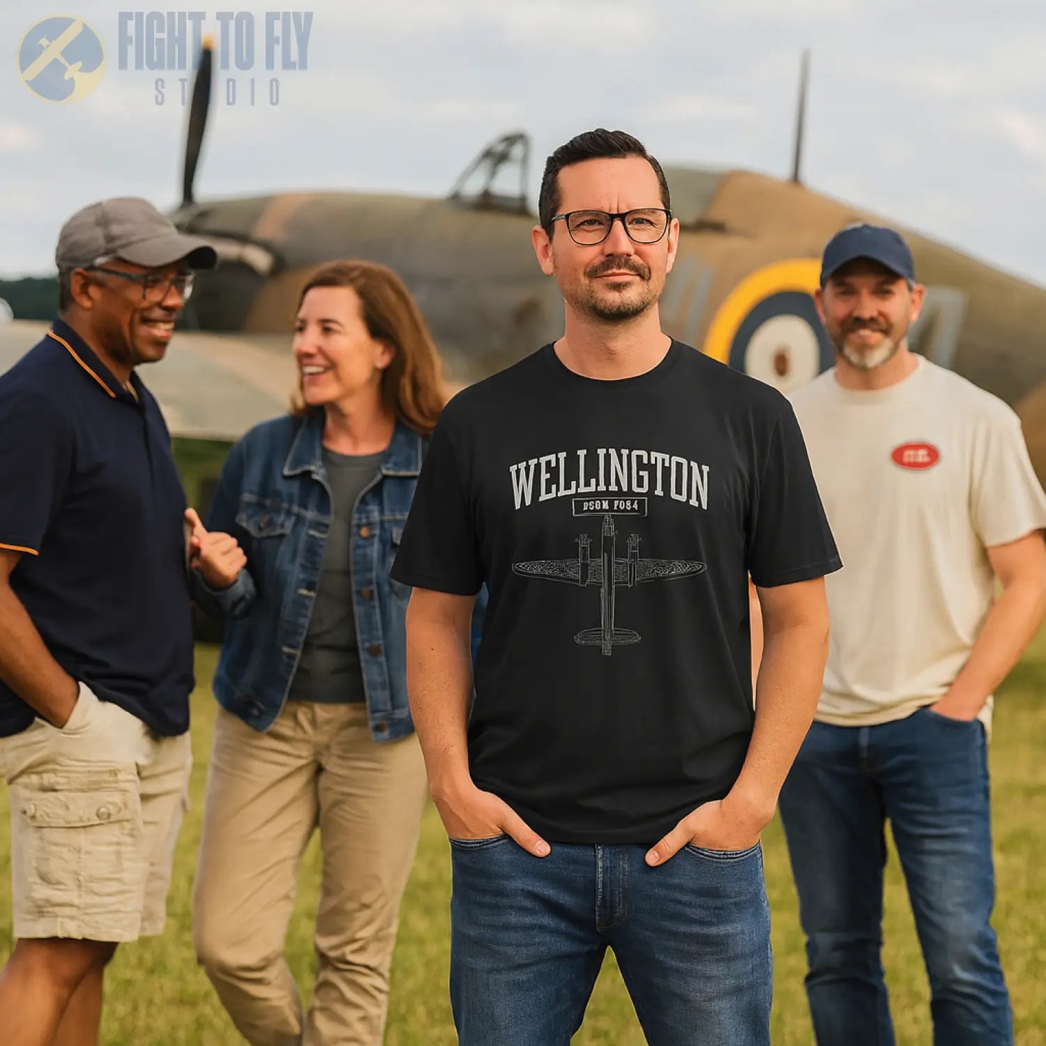 Vickers Wellington - T-Shirt - Pilot gifts - WWII warbird t-shirt