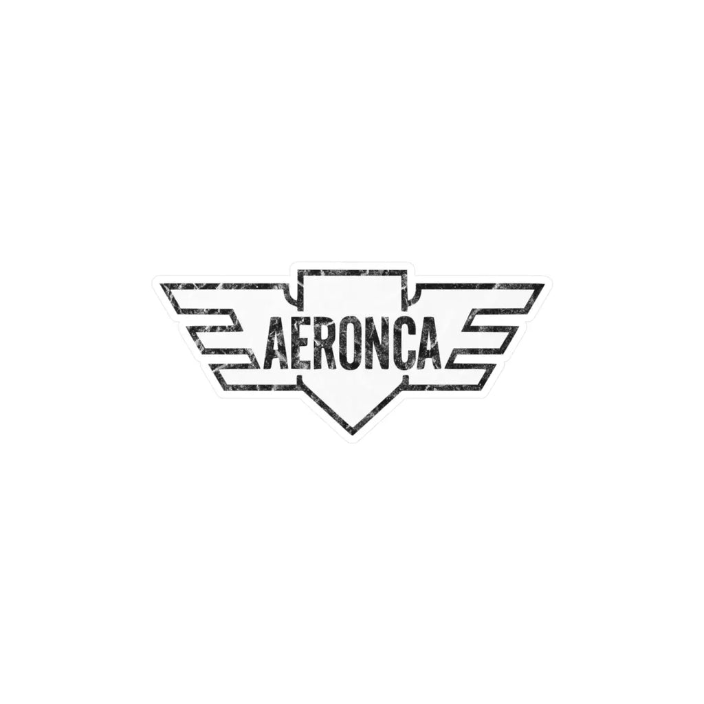 Vintage Aeronca Kiss-Cut Vinyl Decal - Aviation Enthusiast Sticker for Home & Office - Paper products - Pilot gifts