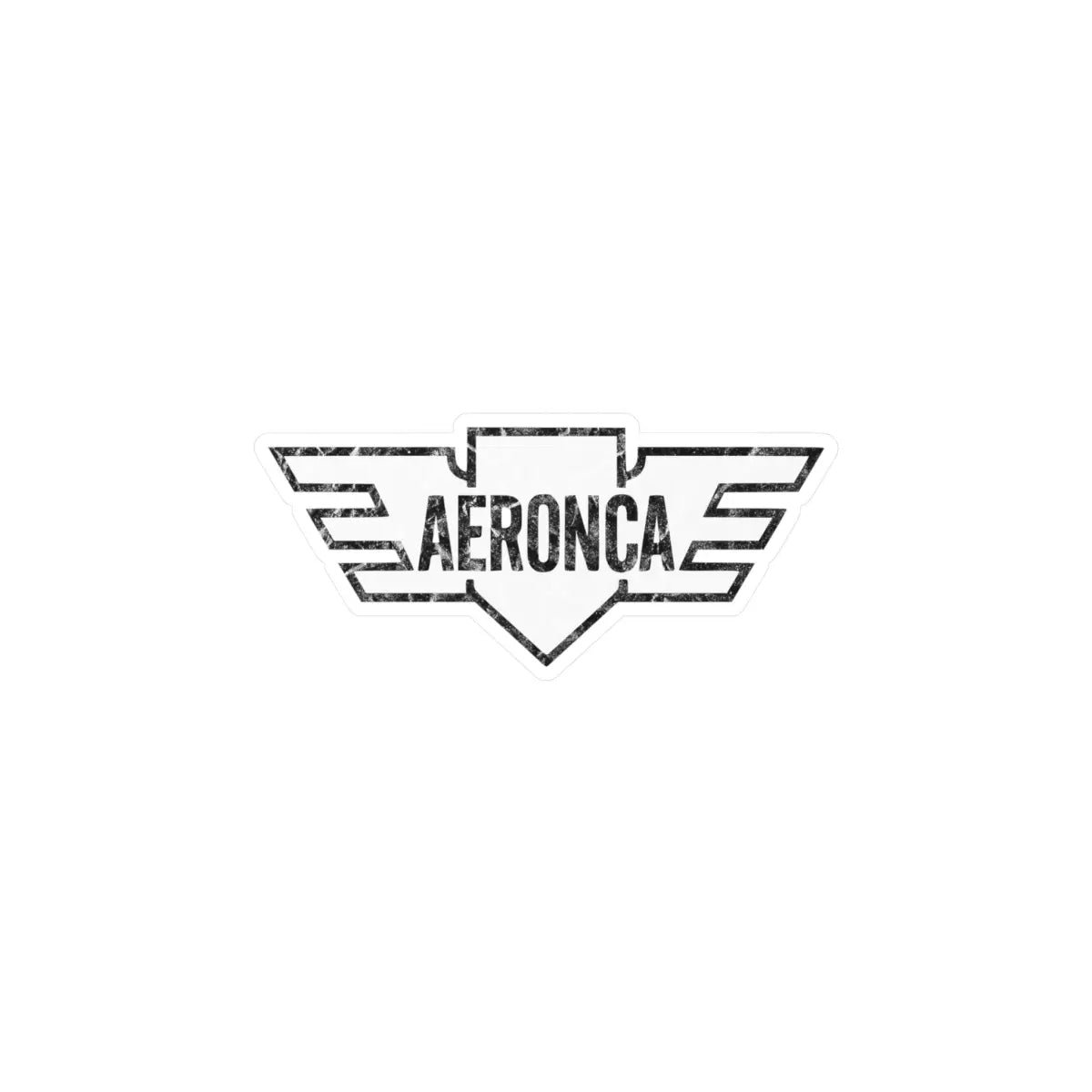 Vintage Aeronca Kiss-Cut Vinyl Decal - Aviation Enthusiast Sticker for Home & Office - Paper products - Pilot gifts