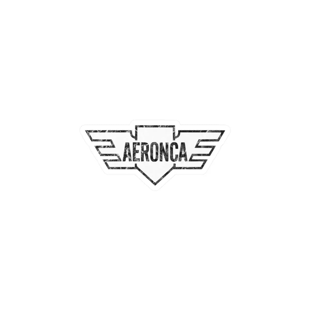 Vintage Aeronca Kiss-Cut Vinyl Decal - Aviation Enthusiast Sticker for Home & Office - Paper products - Pilot gifts