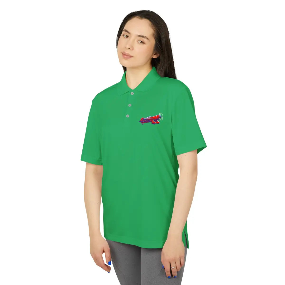 Vintage Air Racer Performance Polo - T-Shirt - Gifts for pilots - Aviation apparel