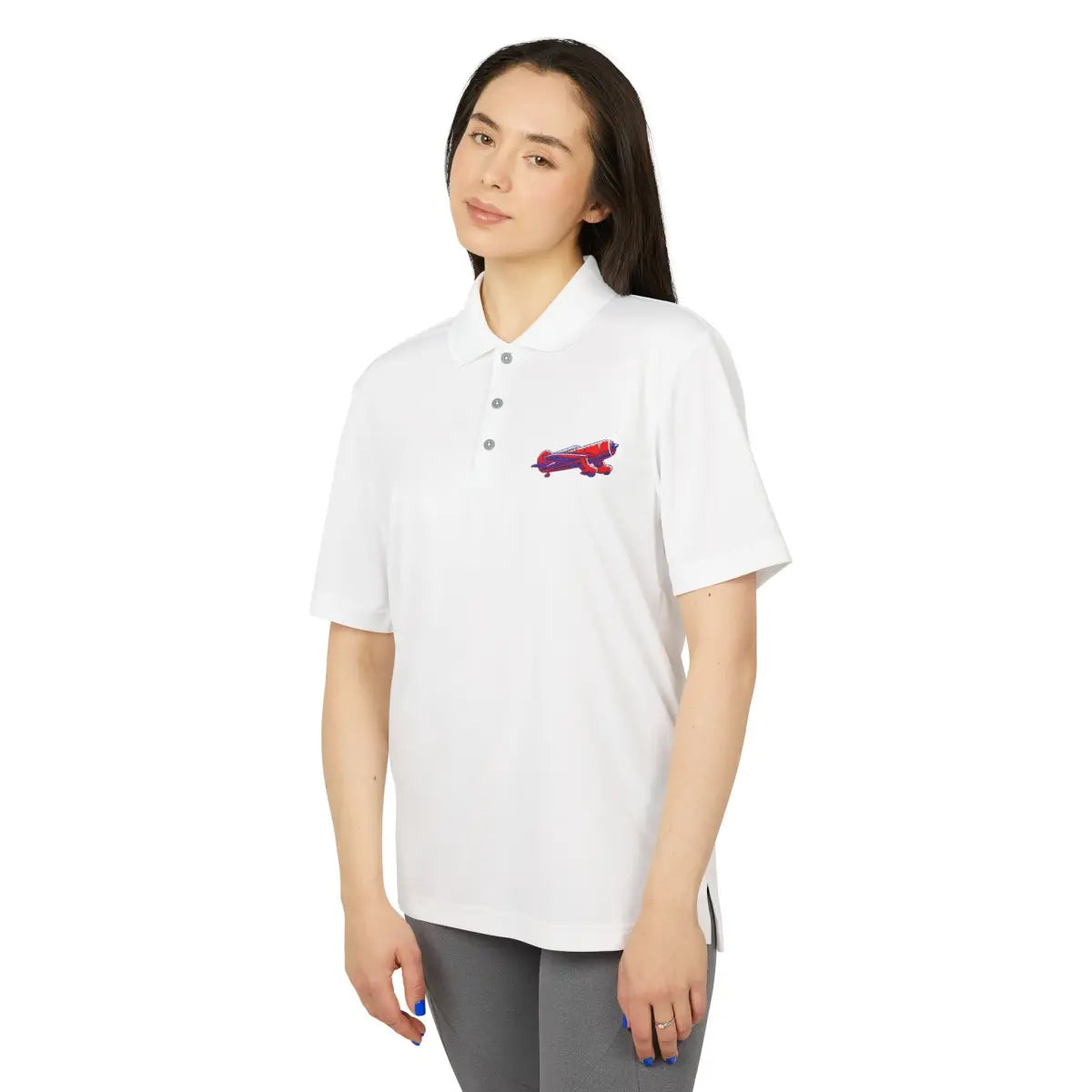 Vintage Air Racer Performance Polo - T-Shirt - Gifts for pilots - Aviation apparel