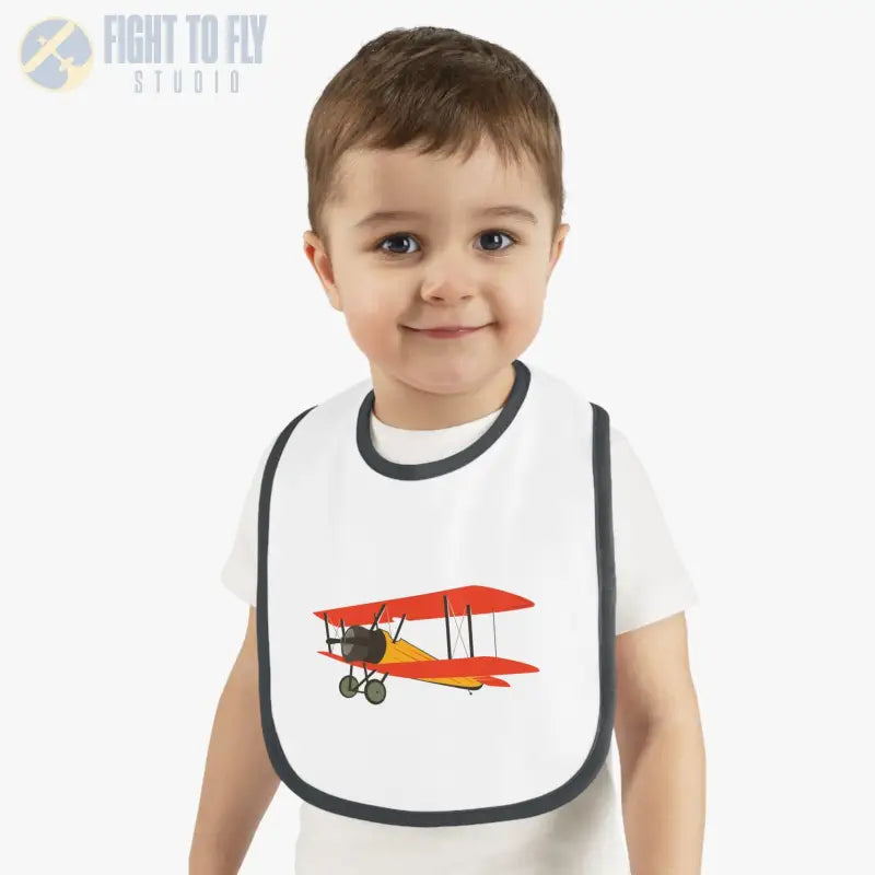 Vintage Airplane Baby Bib - Kids clothes - Pilot gifts - WWII warbird t-shirt