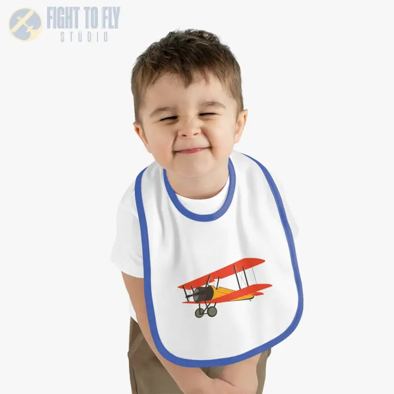 Vintage Airplane Baby Bib - Kids clothes - Pilot gifts - WWII warbird t-shirt