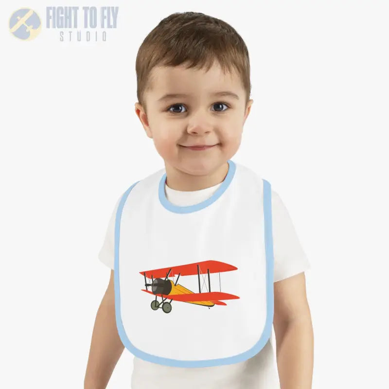 Vintage Airplane Baby Bib - Kids clothes - Pilot gifts - WWII warbird t-shirt