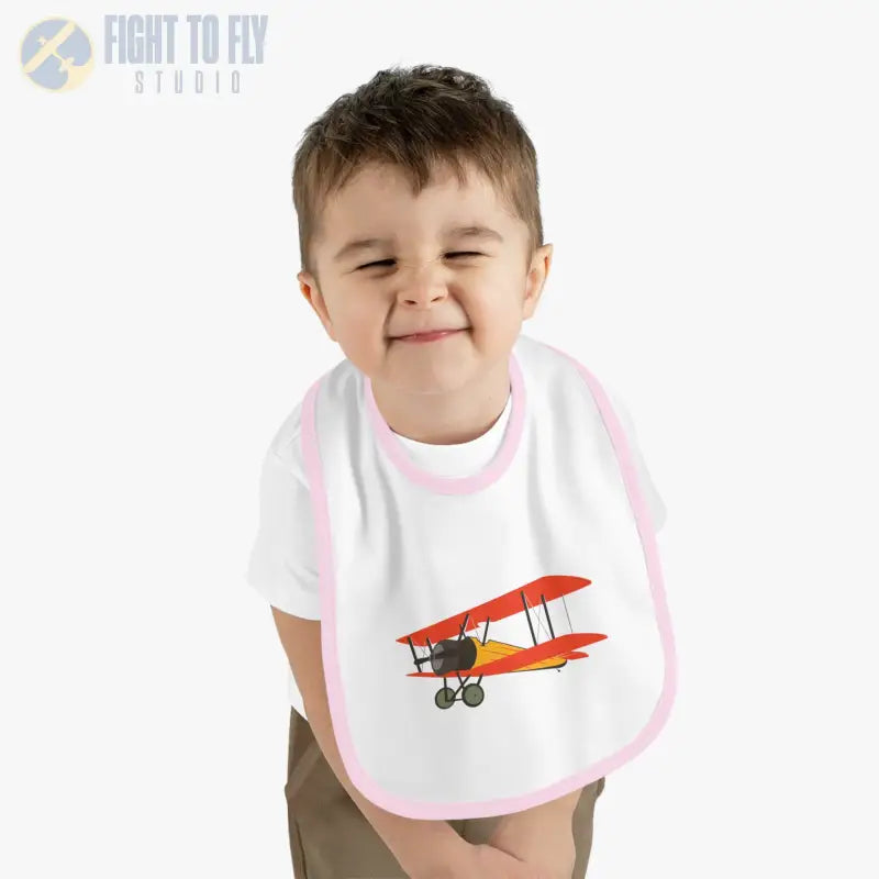 Vintage Airplane Baby Bib - Kids clothes - Pilot gifts - WWII warbird t-shirt
