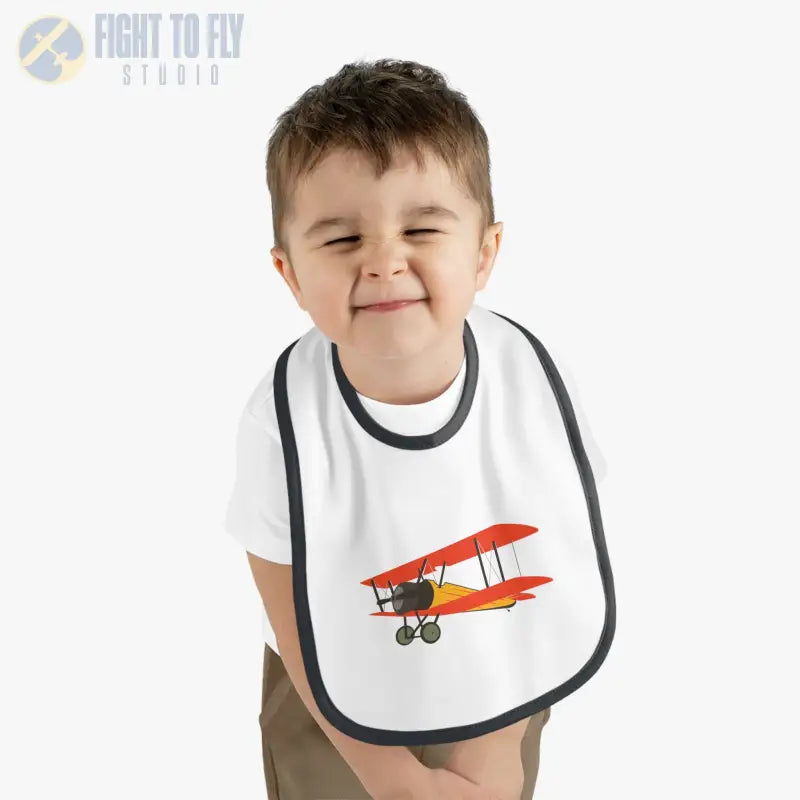 Vintage Airplane Baby Bib - Kids clothes - Pilot gifts - WWII warbird t-shirt