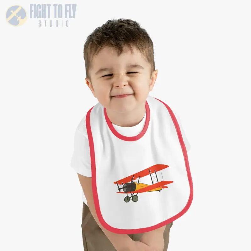 Vintage Airplane Baby Bib - Kids clothes - Pilot gifts - WWII warbird t-shirt