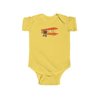 Vintage Airplane Infant Bodysuit - Kids clothes - Pilot gifts - WWII warbird t-shirt