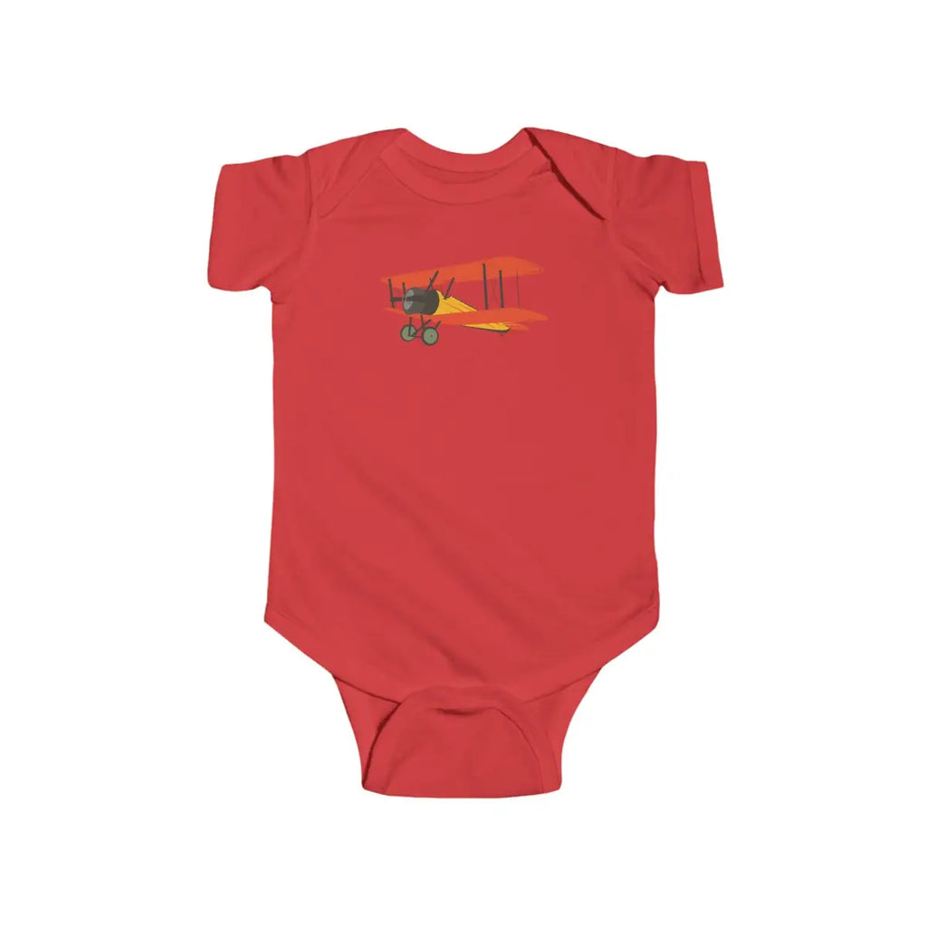 Vintage Airplane Infant Bodysuit - Kids clothes - Pilot gifts - WWII warbird t-shirt