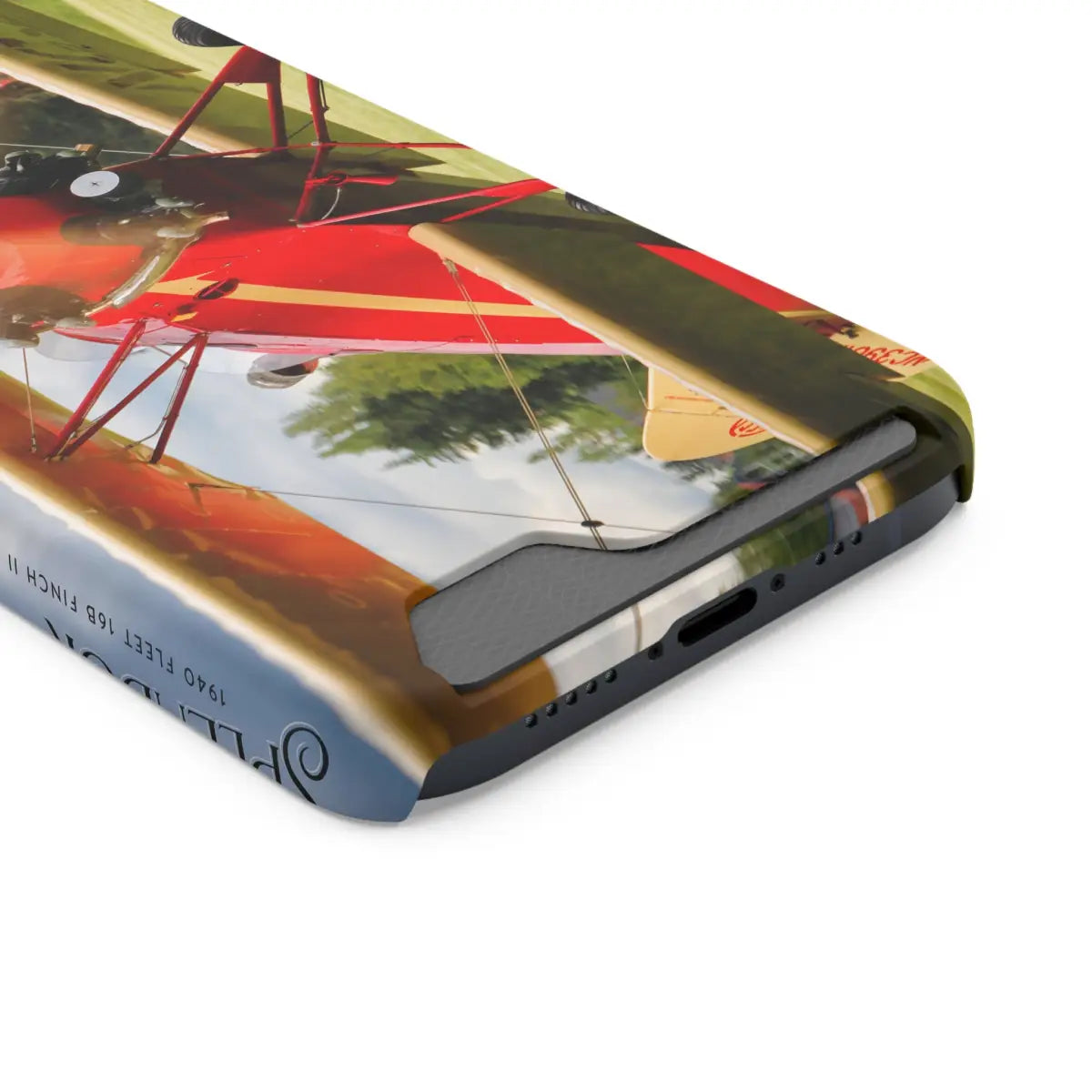 Vintage Airplane Phone Case with Card Holder - Aviation Design for Pilots and Enthusiasts - Gifts pilots - apparel