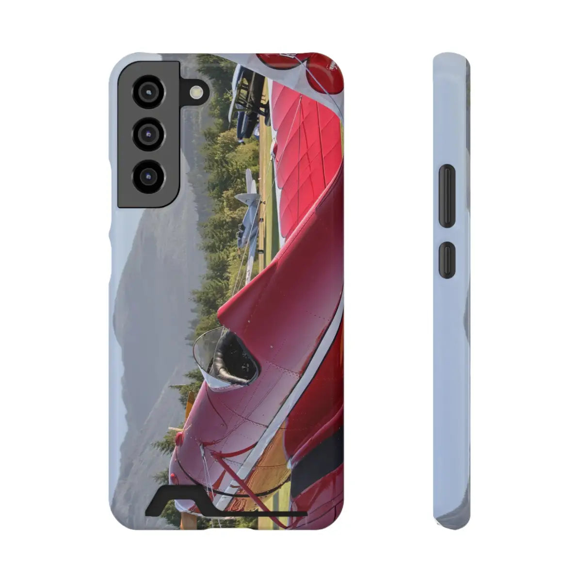 Vintage Airplane Phone Case with Card Holder - Perfect for Aviation Lovers - Gifts pilots - apparel