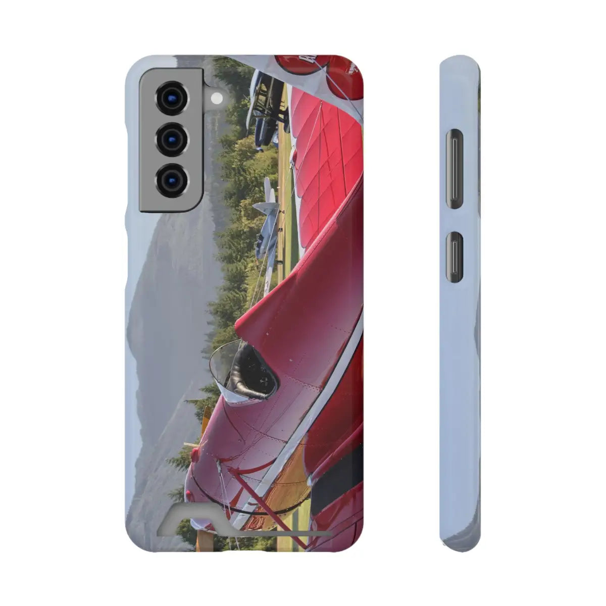 Vintage Airplane Phone Case with Card Holder - Perfect for Aviation Lovers - Gifts pilots - apparel