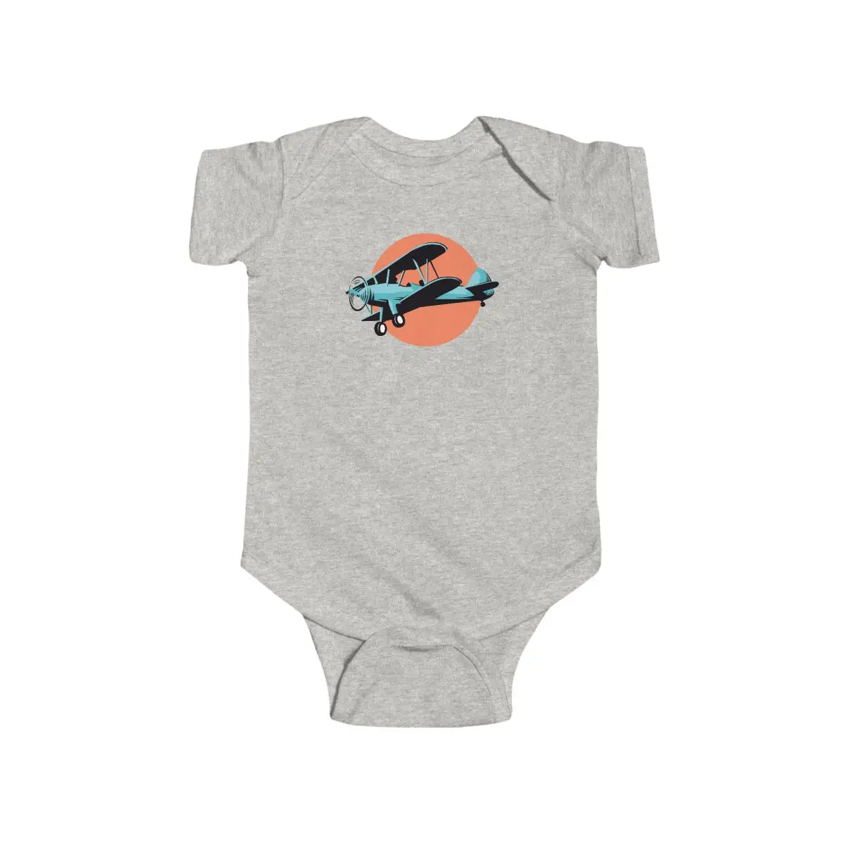 Vintage Biplane Baby Bodysuit - Kids clothes - Gifts for pilots - Aviation apparel