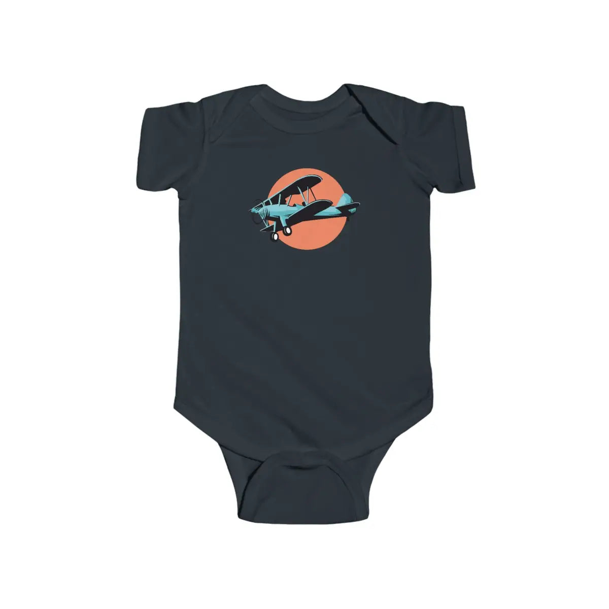 Vintage Biplane Baby Bodysuit - Kids clothes - Pilot gifts - WWII warbird t-shirt