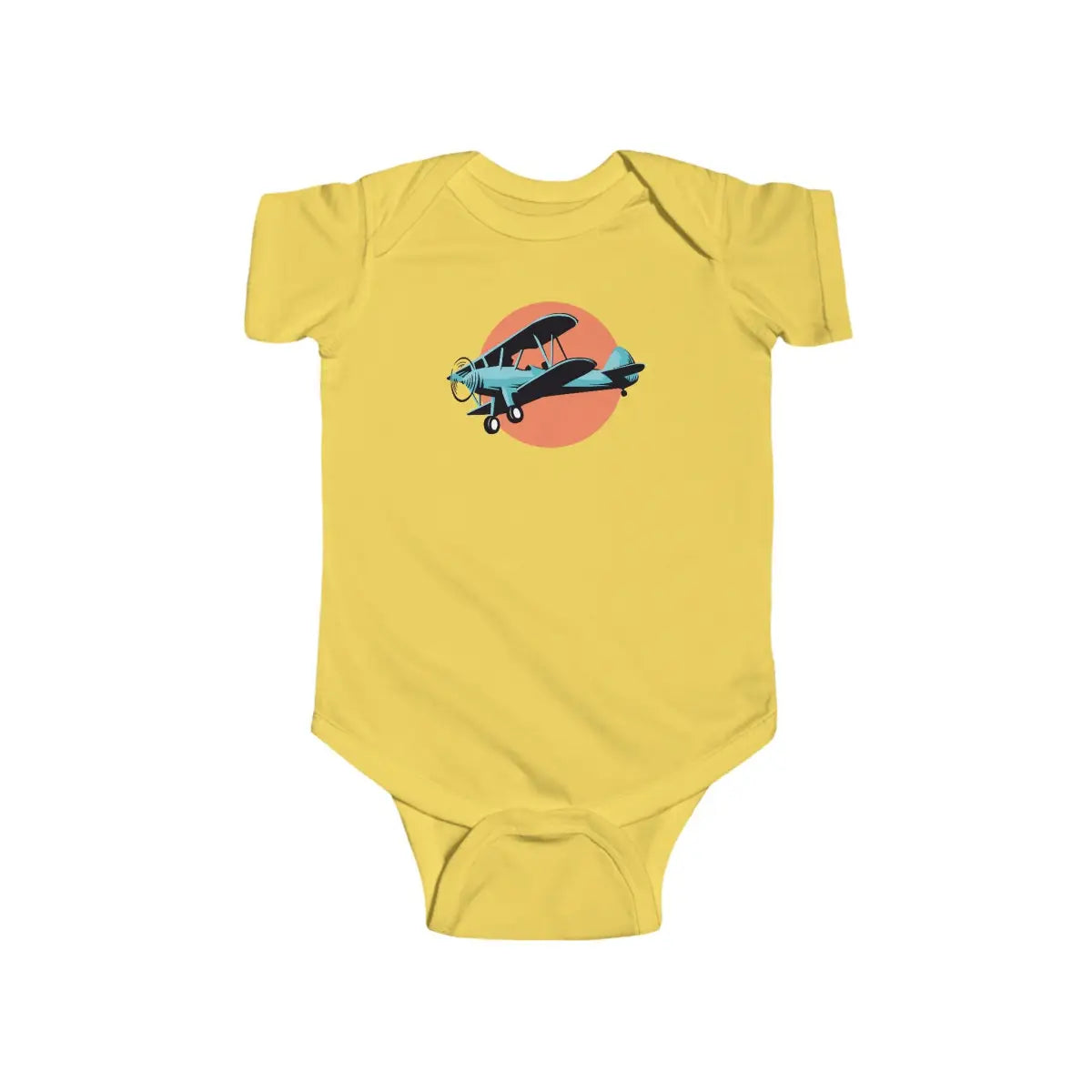 Vintage Biplane Baby Bodysuit - Kids clothes - Gifts for pilots - Aviation apparel