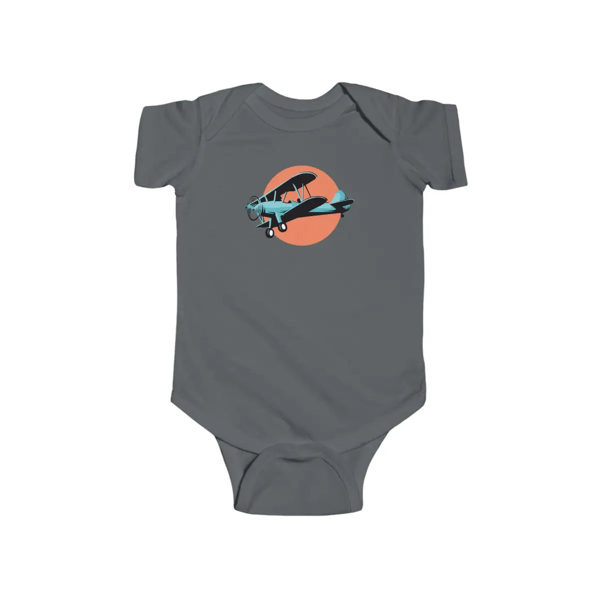 Vintage Biplane Baby Bodysuit - Kids clothes - Pilot gifts - WWII warbird t-shirt