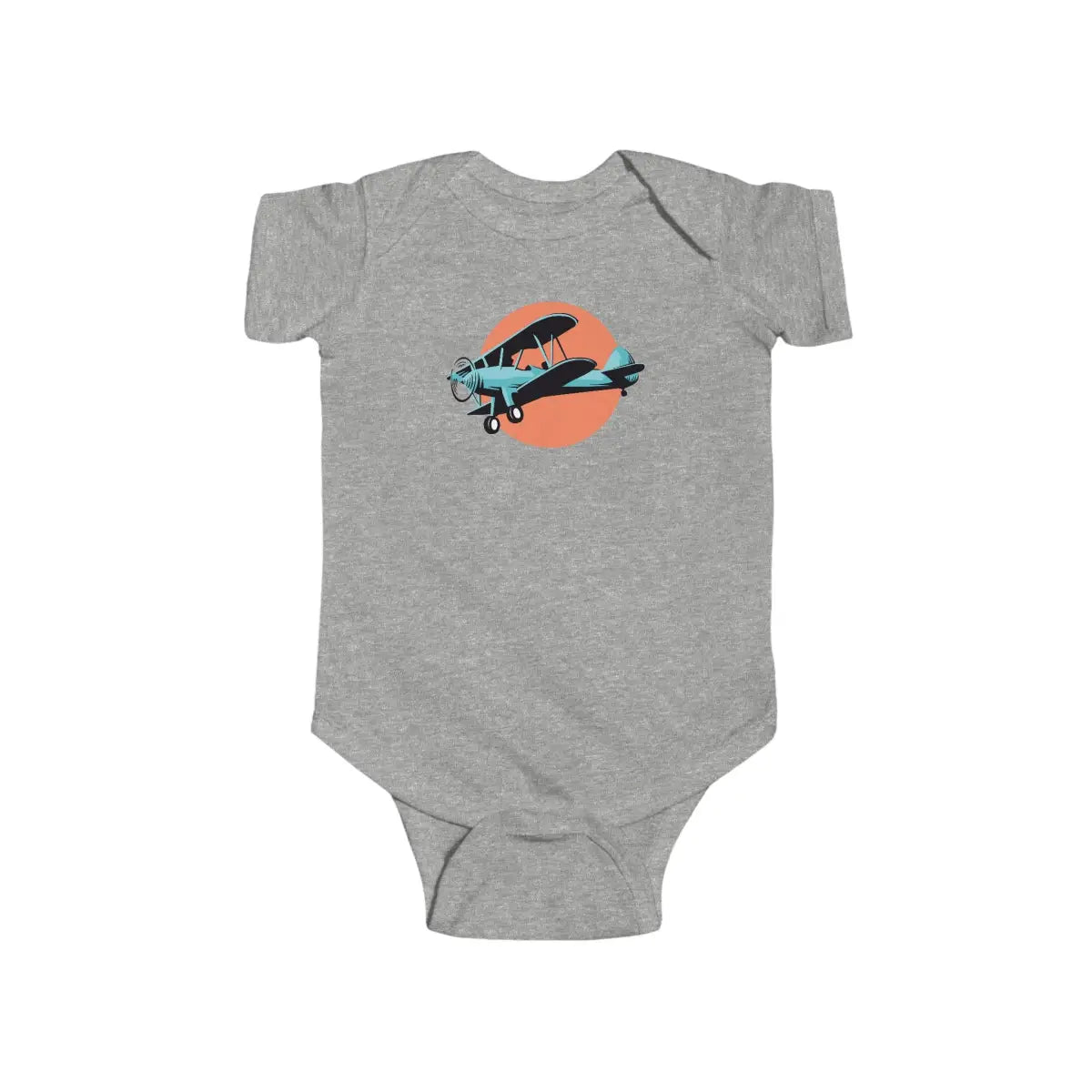 Vintage Biplane Baby Bodysuit - Kids clothes - Gifts for pilots - Aviation apparel