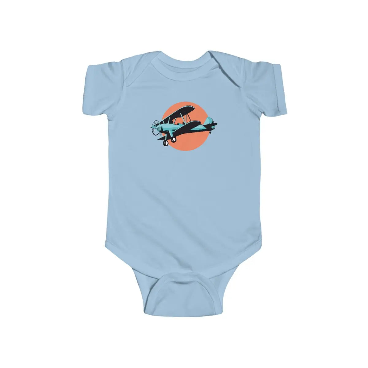 Vintage Biplane Baby Bodysuit - Kids clothes - Gifts for pilots - Aviation apparel