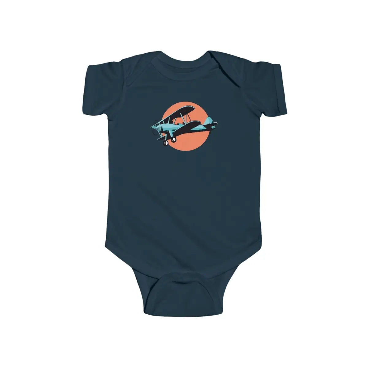 Vintage Biplane Baby Bodysuit - Kids clothes - Pilot gifts - WWII warbird t-shirt