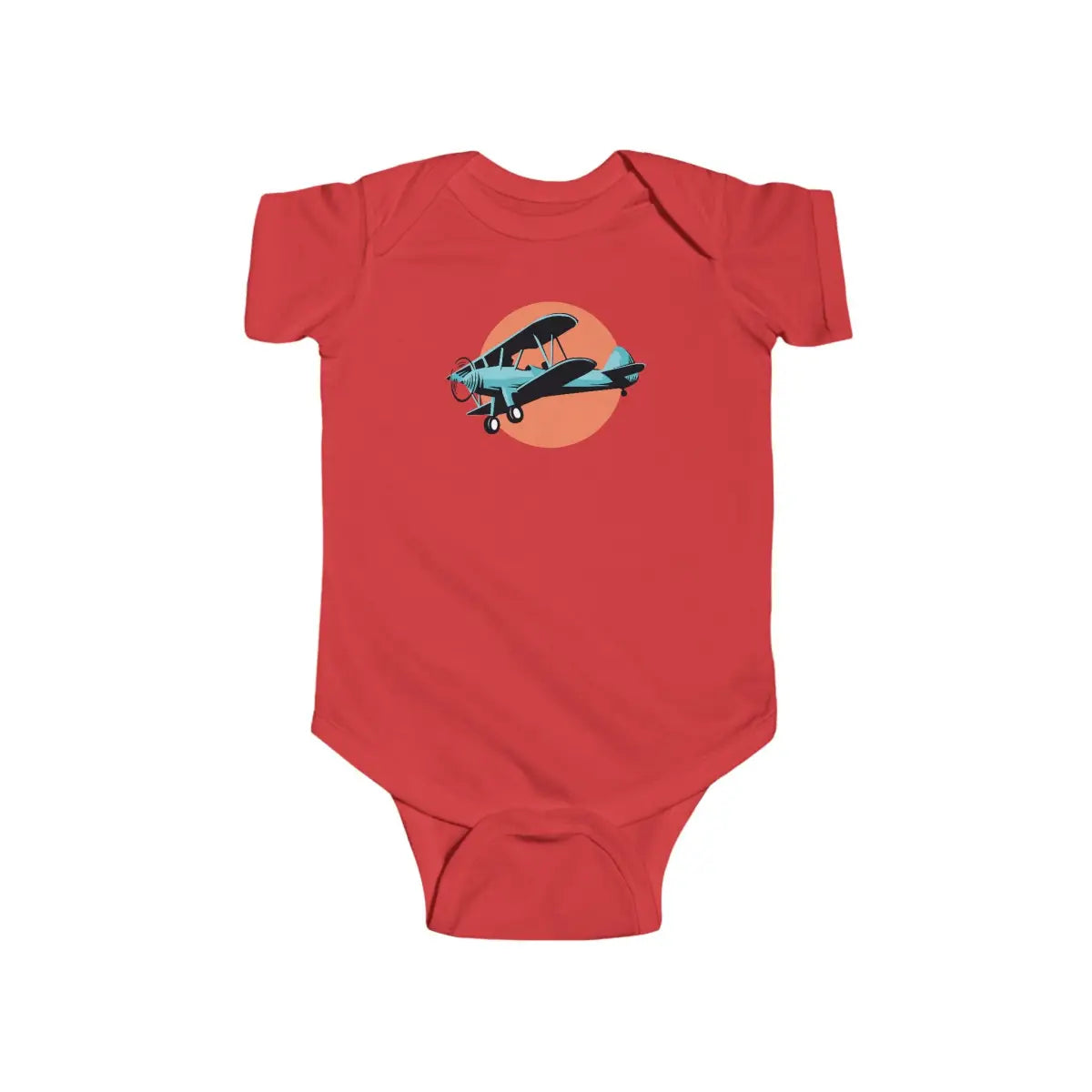 Vintage Biplane Baby Bodysuit - Kids clothes - Gifts for pilots - Aviation apparel