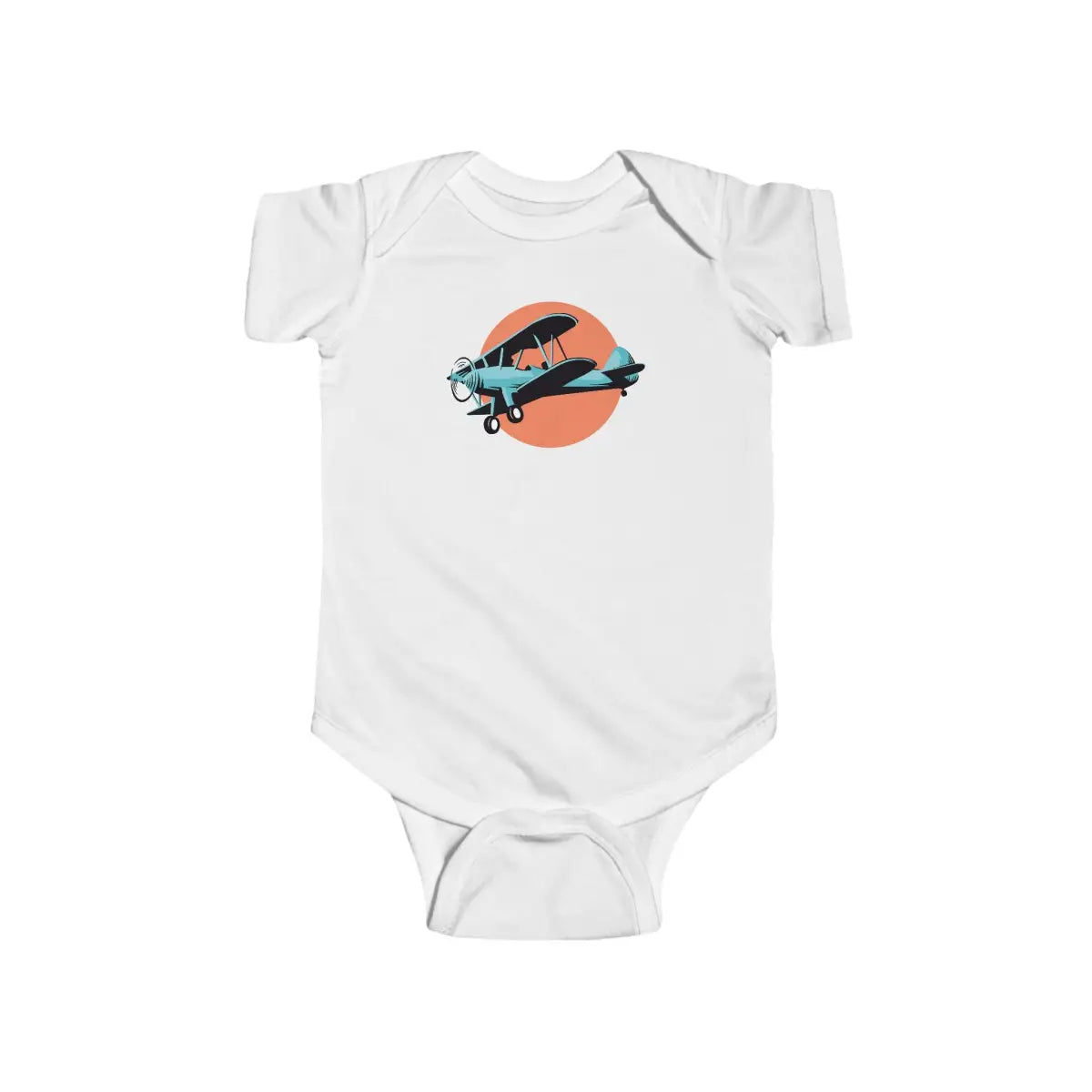 Vintage Biplane Baby Bodysuit - Kids clothes - Pilot gifts - WWII warbird t-shirt