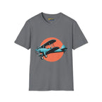 Vintage Biplane Silhouette Aviation T-Shirt - Pilot gifts - WWII warbird t-shirt